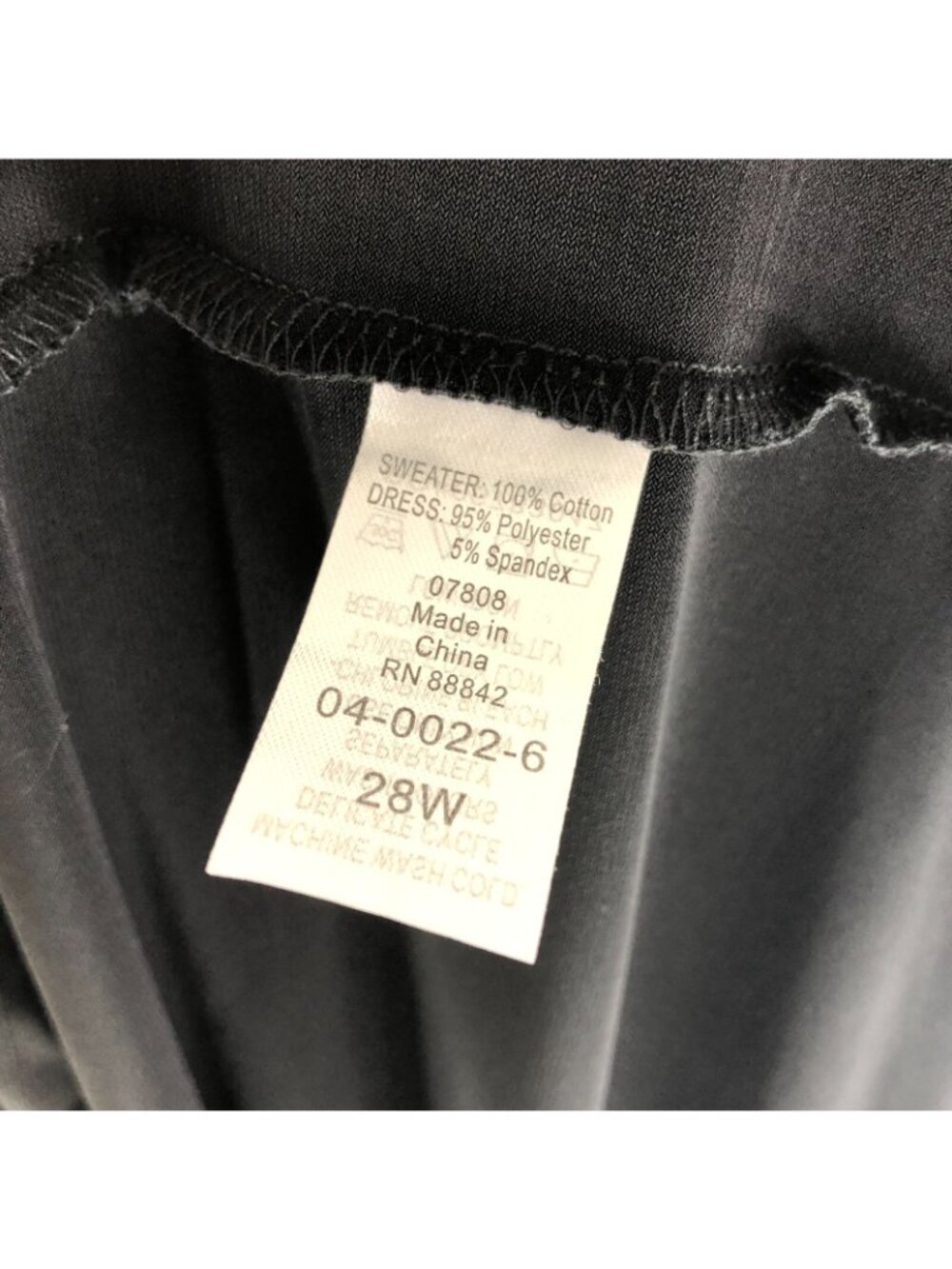 Roamans Maxi Dress Sleeveless Draped Scoop Neck Stretch Black Size 28W - Picture 4 of 4